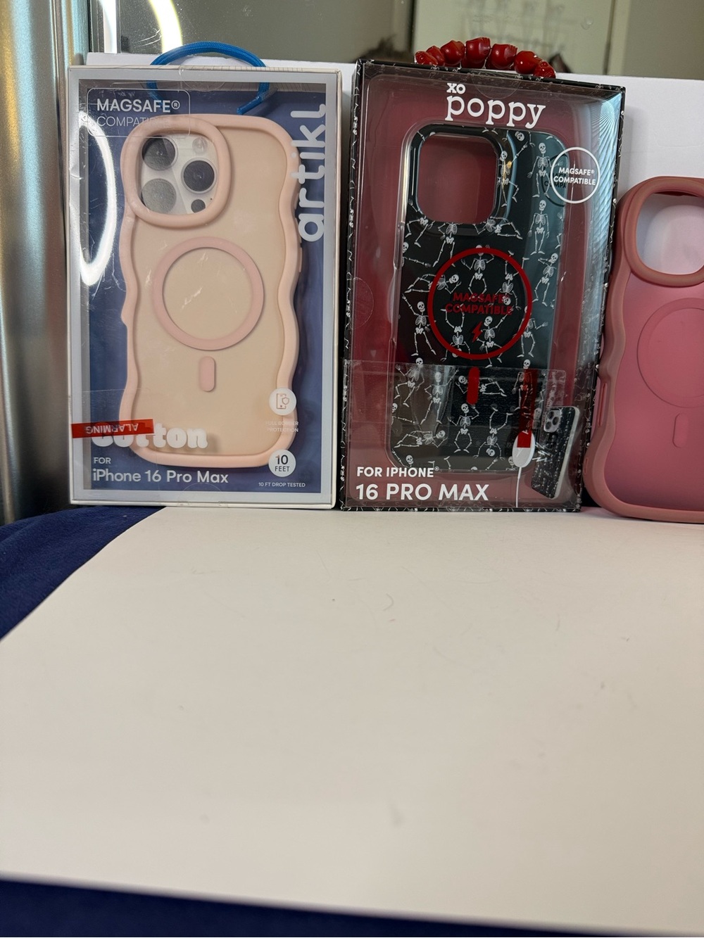 Lot of 4 iPhone 16 Pro Max Cases – MagSafe + Cute Styles